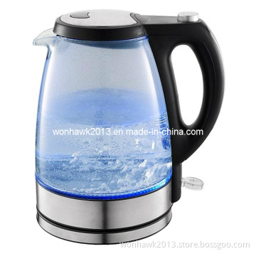 1.7L Electric Glass Kettle with GS/CE/CB/SAA/LFGB/RoHS/ERP Certificate